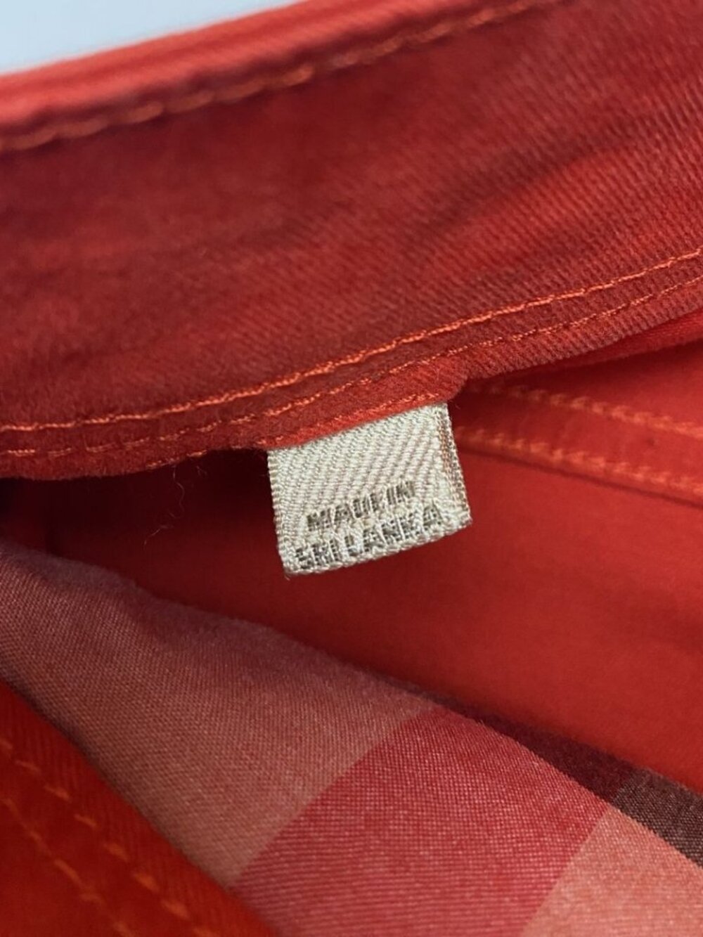 Burberry Brit Westbourne Skinny Ankle Red Jeans Size 28 - Picture 5 of 11